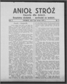 Anioł Stróż : gazeta dla dzieci : bezpłatny dodatek 1925.02.05, R. 2, nr 5