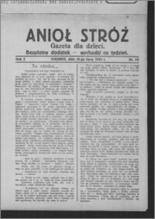 Anioł Stróż : gazeta dla dzieci : bezpłatny dodatek 1925.07.16, R. 2, nr 26