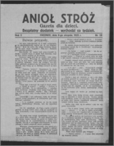 Anioł Stróż : gazeta dla dzieci : bezpłatny dodatek 1925.08.06, R. 2, nr 29