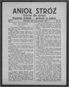 Anioł Stróż : gazeta dla dzieci : bezpłatny dodatek 1925.09.03, R. 2, nr 33
