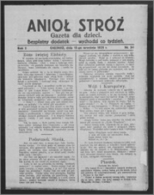 Anioł Stróż : gazeta dla dzieci : bezpłatny dodatek 1925.09.10, R. 2, nr 34