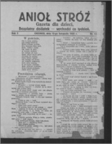 Anioł Stróż : gazeta dla dzieci : bezpłatny dodatek 1925.11.12, R. 2, nr 43