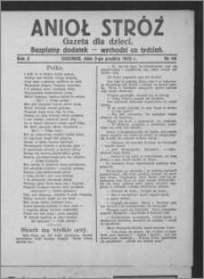 Anioł Stróż : gazeta dla dzieci : bezpłatny dodatek 1925.12.03, R. 2, nr 46