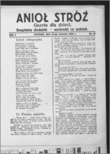 Anioł Stróż : gazeta dla dzieci : bezpłatny dodatek 1926.04.22, R. 3, nr 16