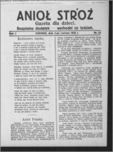 Anioł Stróż : gazeta dla dzieci : bezpłatny dodatek 1926.06.03, R. 3, nr 22