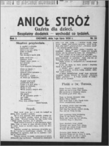 Anioł Stróż : gazeta dla dzieci : bezpłatny dodatek 1926.07.01, R. 3, nr 26