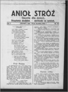 Anioł Stróż : gazeta dla dzieci : bezpłatny dodatek 1926.09.30, R. 3, nr 39
