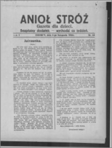 Anioł Stróż : gazeta dla dzieci : bezpłatny dodatek 1926.11.04, R. 3, nr 44