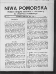 Niwa Pomorska : dodatek religijno-oświatowy i ludoznawczy do "Dziennika Pomorskiego" 1926.07.18, R. 1, nr 2