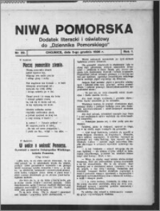 Niwa Pomorska : dodatek religijno-oświatowy i ludoznawczy do "Dziennika Pomorskiego" 1926.12.05, R. 1, nr 22
