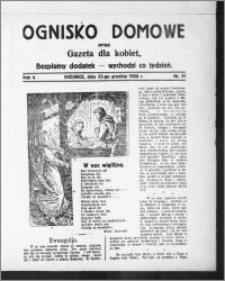 Ognisko Domowe : gazeta dla kobiet : bezpłatny dodatek : wychodzi co tydzień 1926.12.25, R. 3, nr 51[!]