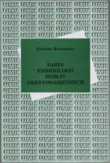 Zarys embriologii roślin okrytonasiennych