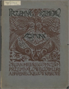 Przemysł, Rzemiosło, Sztuka 1922, R. 2, nr 1