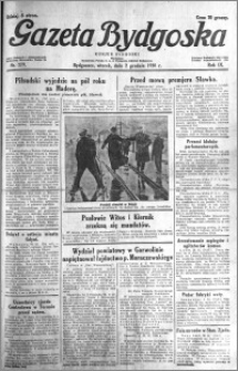 Gazeta Bydgoska 1930.12.02 R.9 nr 279