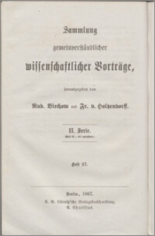 Sehen und Sehorgan : Vortrag, gehalten in der Singakademie am 23. März 1867