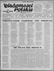 Wiadomości Polskie, Polityczne i Literackie 1942, R. 3 nr 14