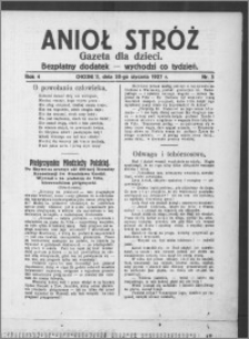 Anioł Stróż : gazeta dla dzieci : bezpłatny dodatek 1927.01.20, R. 4, nr 3