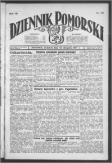 Dziennik Pomorski 1927.08.14, R. 7, nr 185