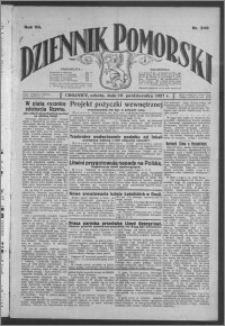 Dziennik Pomorski 1927.10.29, R. 7, nr 249