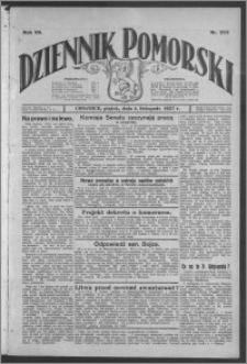 Dziennik Pomorski 1927.11.04, R. 7, nr 253