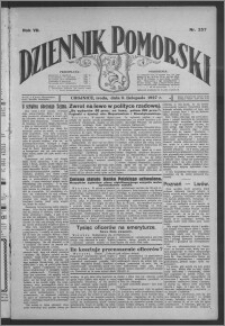 Dziennik Pomorski 1927.11.09, R. 7, nr 257