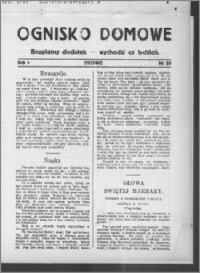 Ognisko Domowe : gazeta dla kobiet : bezpłatny dodatek : wychodzi co tydzień, R. 4, nr 30