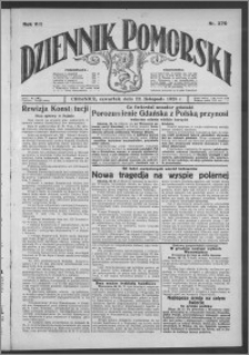 Dziennik Pomorski 1928.11.22, R. 8, nr 270