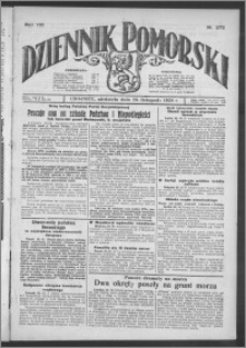 Dziennik Pomorski 1928.11.25, R. 8, nr 273
