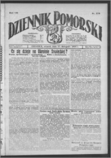 Dziennik Pomorski 1928.11.27, R. 8, nr 274