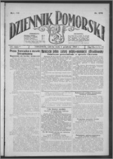 Dziennik Pomorski 1928.12.01, R. 8, nr 278