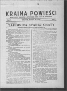 Kraina Powieści : bezpłatny dodatek 1928.12.19, R. 1, nr 8