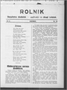 Rolnik : bezpłatny dodatek : wychodzi co drugi tydzień, R. 4, nr 25