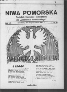 Niwa Pomorska : dodatek literacki i oświatowy do "Dziennika Pomorskiego" 1927.04.17, R. 2, nr 16