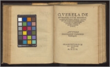 Qverela De Hvmanae Vitae Miseria : Complectens Simvl Epicedivm Egregii Virii Melchioris Dregeri Sacrae Theologiae Licentiati