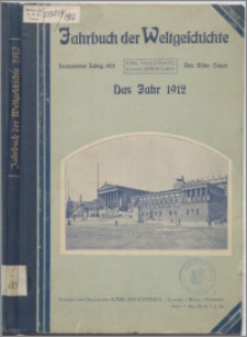 Illustriertes Jahrbuch der Weltgeschichte, Jg. 13 (1912)
