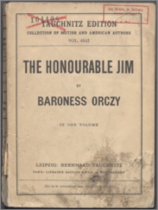 The Honourable Jim : a romance