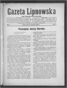 Gazeta Lipnowska : organ Powiatowego Związku Komunalnego 1929.04.14, R. 1, nr 7