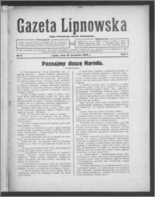 Gazeta Lipnowska : organ Powiatowego Związku Komunalnego 1929.04.21, R. 1, nr 8