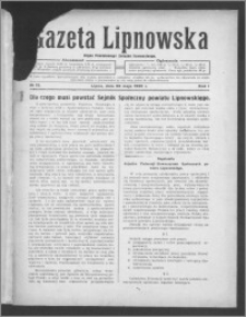 Gazeta Lipnowska : organ Powiatowego Związku Komunalnego 1929.05.26, R. 1, nr 13