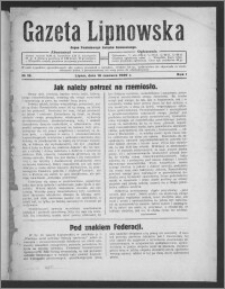 Gazeta Lipnowska : organ Powiatowego Związku Komunalnego 1929.06.16, R. 1, nr 16