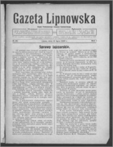 Gazeta Lipnowska : organ Powiatowego Związku Komunalnego 1929.07.14, R. 1, nr 20