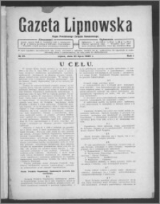 Gazeta Lipnowska : organ Powiatowego Związku Komunalnego 1929.07.21, R. 1, nr 21