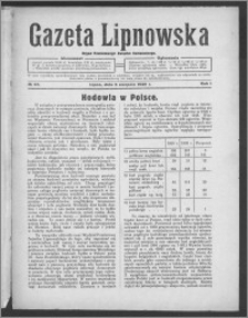 Gazeta Lipnowska : organ Powiatowego Związku Komunalnego 1929.08.06, R. 1, nr 23