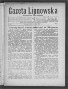 Gazeta Lipnowska : organ Powiatowego Związku Komunalnego 1929.09.08, R. 1, nr 28