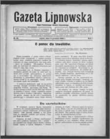 Gazeta Lipnowska : organ Powiatowego Związku Komunalnego 1929.12.08, R. 1, nr 40