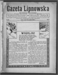 Gazeta Lipnowska : organ Powiatowego Związku Komunalnego 1929.12.22, R. 1, nr 42