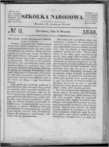 Szkółka Narodowa 1848.08.04, No. 6
