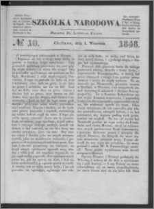 Szkółka Narodowa 1848.09.01, No. 10