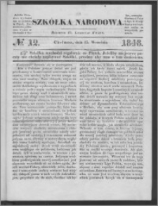 Szkółka Narodowa 1848.09.15, No. 12