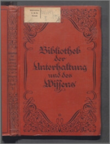 Bibliothek der Unterhaltung und des Wissens 1925, Bd. 1